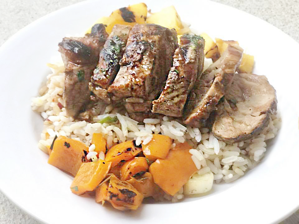 Grilled Hawaiian Pork Bowl Recipe